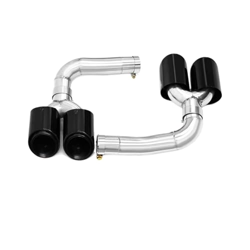 Embout d'échappement Quadruple pour Q8 2019-2023 Look Silencieux SQ8 Argent