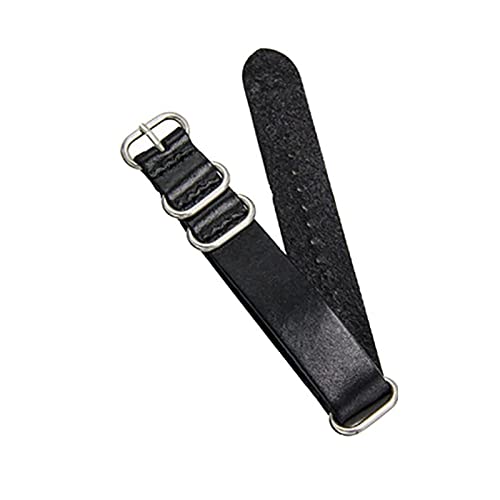 Bracelet de montre de remplacement en cuir véritable interchangeable vintage pour homme et femme