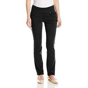 Jag Jeans Women's Petite Peri Pull on Straight Leg Pant