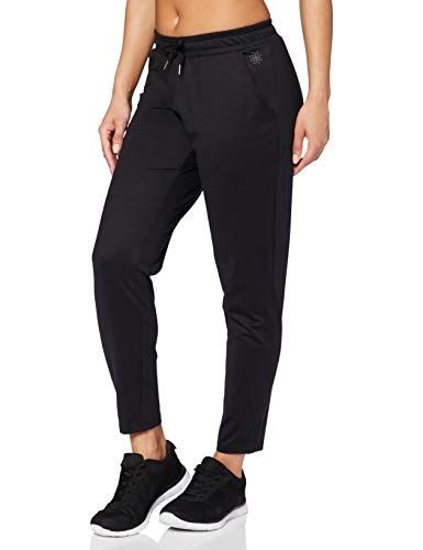 Marca Amazon - AURIQUE Joggers Clásicos Mujer, Negro (Black), 42, Label:L