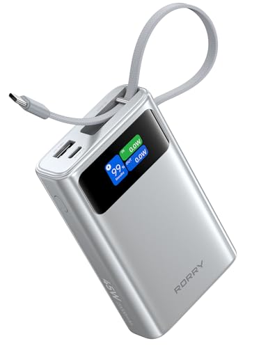 RORRY 45W Portable Charger, 20000mAh Power Bank Fast Charging with