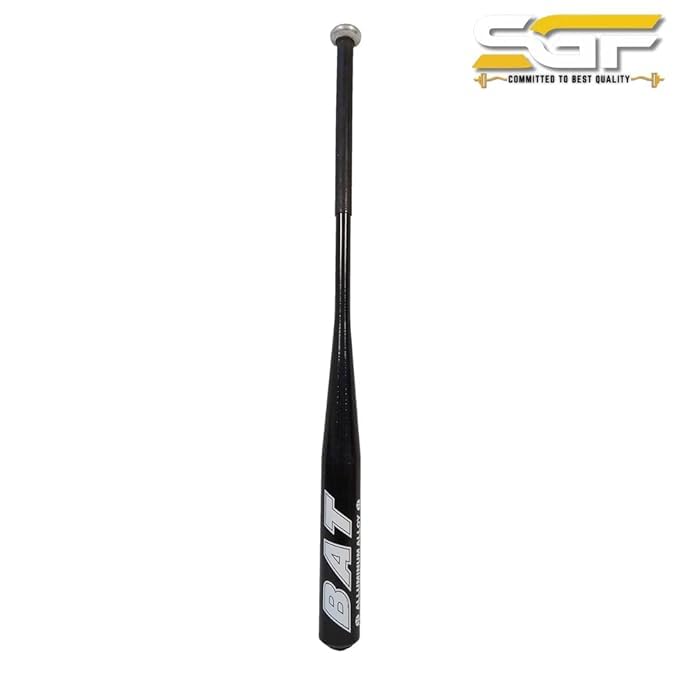 SGF Aluminium Base Ball Bat International Standards 30" Aluminium Baseball Bat Heavy Quality Non-Slip Aluminium Baseball Bat Metal Baseball Stick(Assorted Colour) (Multicolor, 30 INCH) 1