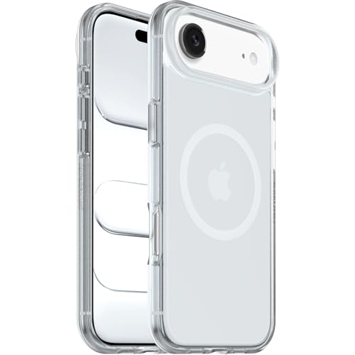 Image of OtterBox React Series MagSafe Case for iPhone Air, Shockproof, Drop Proof, Ultra-Slim, Protective Thin Case, Tested to Military Standard, Clear