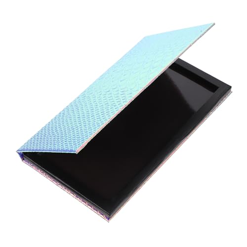 Uonlytech Caja para Sombras de Ojos Magnética Diseño de Escamas, Bandeja Reutilizable Resistente para Rubor y Labiales, Organizador Portátil para Maquillaje Diario