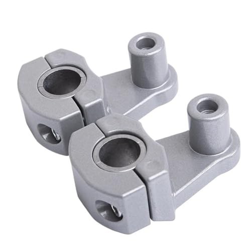 Pinces de guidon moto 22-28mm rehaussées pour un meilleur confort de pilotage