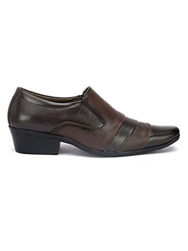 Image of SIR CORBETT Men's Synthetic Leather Moccasin Formal Shoes