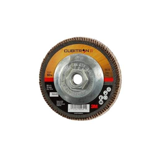 Disque à rabats 3M Cubitron II 967A, abrasif céramique haute longévité