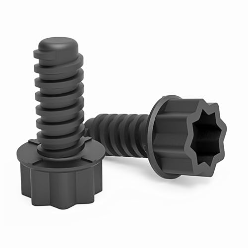 Sintrix Fab Vite di ricambio per sedia da giardino, 49 mm, compatibile con mobili in rattan, filettatura Ø 15 mm, lunghezza 35 mm, accessorio per mobili da esterno