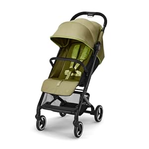 Cybex Gold Kinderwagen Beezy mit One-Pull Harness, Ab Geburt bis ca. 4 Jahre (max. 22 kg), Kompakt und ergonomisch, Nature Green (Grün)