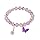 Bracelet Charms Femme Bracelet Original Bohème en Cristal Bijoux Cadeau pour Maitresse Maman Sœur Amie Ado Fille Cadeaux Noel Anniversaire La Saint-Valentin La Fête des Mères fin d'études