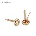 Tool parts 100pcs 6x12mm Mini Brads Paper Fasteners Scrapbooking Accessories Rose Gold