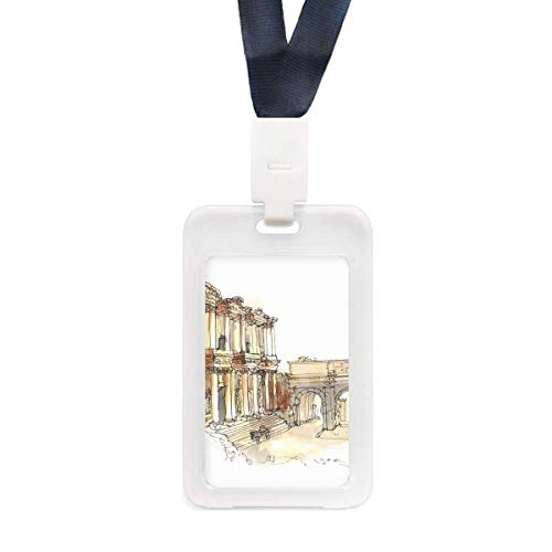 Étui de protection transparent carte identité crédit motif Turquie