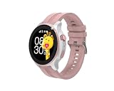 KAIRUIXING LT46, Smart Watch per bambini con localizzatore GPS, impermeabile, IP67, scheda SIM, foto, funzione SOS, calendario, regalo per bambini (rosa)