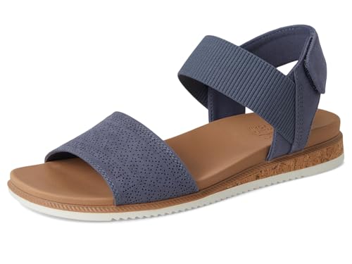 Sandale femme Skechers pour éviter les maux de pieds en couleur bleu 39 EU - 7