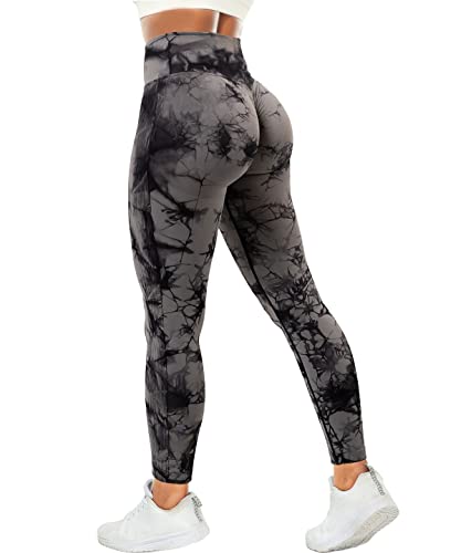 RIOJOY Scrunch Butt Leggings Damen High Waist Seamless Push Up Booty...