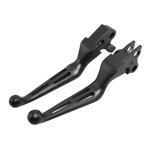 Palancas freno embrague moto custom negra para Harley Road King Dyna Softail 1996-2017