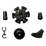 Essential - Juego de protectores para bastones de trekking, 12 piezas, diseñado para varios terrenos y necesidades de senderismo