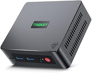 TRIGKEY Mini PC 12. generacji procesor Intel Alder Lake-N100 (do 3,40 GHz) Green G4 Mini komputer 11 Pro, 16G DDR4 3200 Mhz 500G M.2 NVME SSD Mini Desktop PC, Dual HDMI, WiFi 6, BT 5.2, USB 3.2 Gen 2