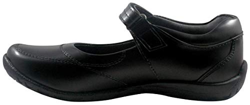 Little Girls Black Soft Leather Shoes, Claudia 10.5M3