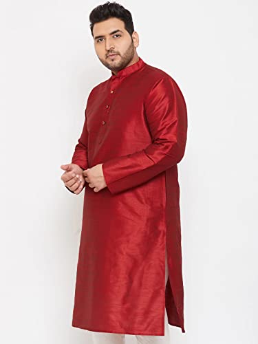 Elina fashion Men's Plus Size Banglori Silk Kurta Pajama (Payjama) Indian Designer Solid Traditional Wear3