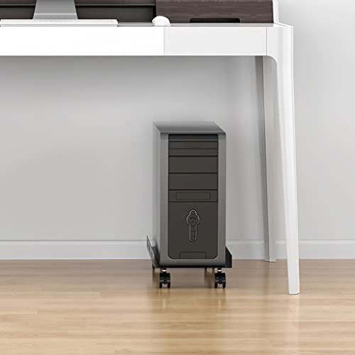 Soporte móvil para CPU ENGENDER con ruedas silenciosas, blanco, modelo 0639 miniatura 7
