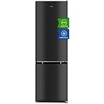 CHIQ Réfrigérateur congélateur bas FBM260L 262L (187+75), Low frost, Acier inoxydable, Portes réversibles, 39 db, 12 ans de garantie sur le compresseur