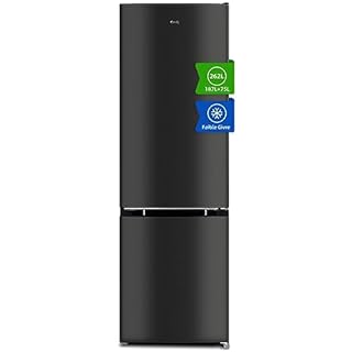 CHIQ Réfrigérateur congélateur bas FBM260L 262L (187+75), Low frost, Acier inoxydable, Portes réversibles, 39 db, 12 ans de garantie sur le compresseur