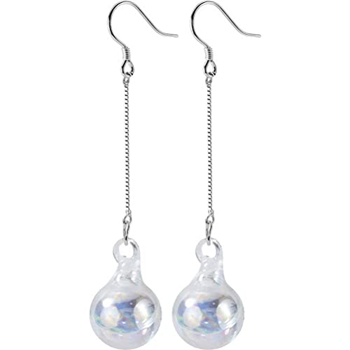 Boucles d'oreilles Illusion S925 le cadeau d'anniversaire transparent idéal