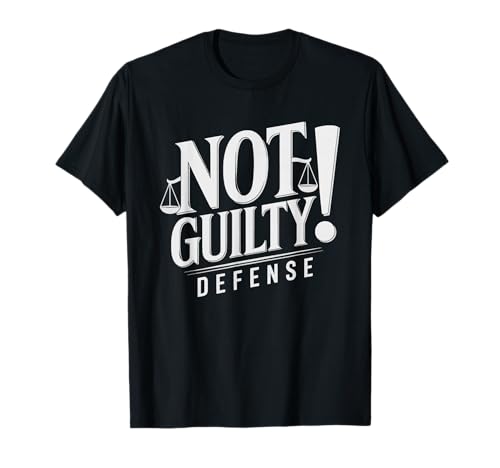 Avocat De La Defense Penale Non Coupable Defenseur L T-Shirt