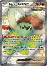 Pokemon – Great Tusk ex SVP 072 – Paldean Fates Black Star Promo – Shiny Pokemon – Ultra Rare