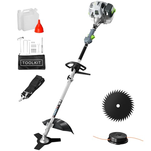 36CC Gas Powered Weed Wacker, 3-in-1 2-Stroke Gas Powered Weed Eater String Trimmer, Brush Cutter...