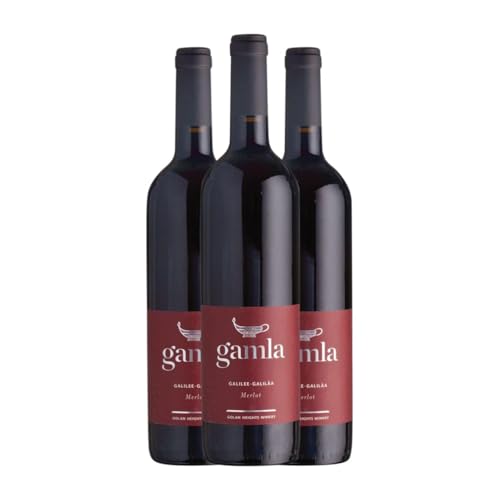 Gamla Merlot Golan Heights 75cl – Caja de 3 Botellas de Vino Tinto Premium Gamla Merlot Golan Heights 75cl – Caja de 3 Botellas de Vino Tinto Premium