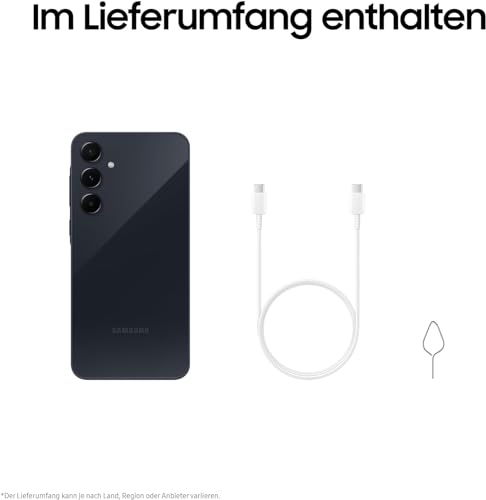 Samsung Galaxy A55 5G Smartphone, Android-Handy ohne Vertrag, 128 GB - 8 GB RAM, 50-MP-Kamera, Awesome Navy – Bild 6