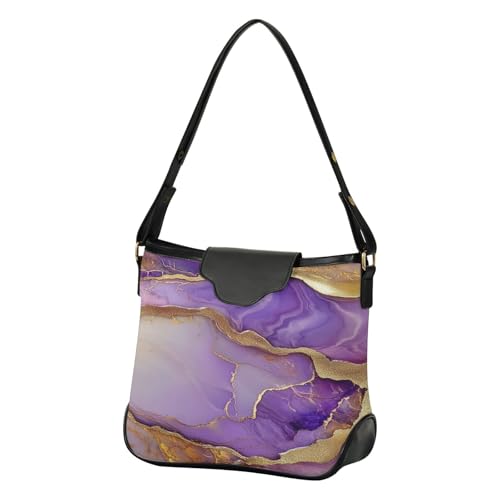 Sac fourre-tout pour femme résistant aux voyages marbre doré
