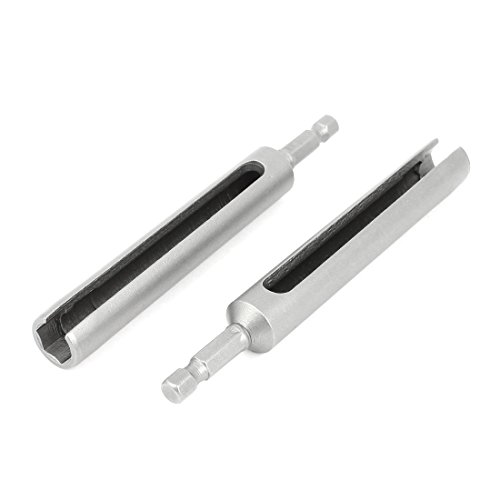 120 mm lang, 10 mm, 6-kant Nuss Stecknuss Schlitz Verlängerung, Treiber Bit Grau 2 Stück de 1 120 mm lang, 10 mm, 6-kant Nuss Stecknuss Schlitz Verlängerung, Treiber Bit Grau 2 Stück de