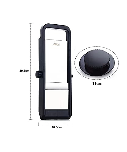 Ganesh Adjustable Plastic Slicer, 1-Piece, Black/Silver