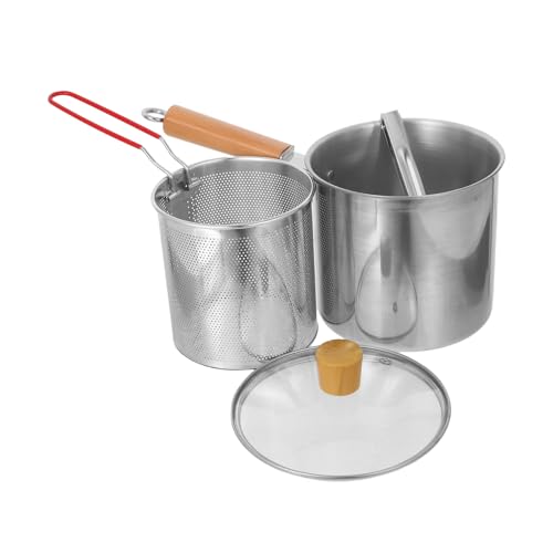 Panier à friture OUNONA avec friteuse 3l en acier inoxydable pour cuisine compacte