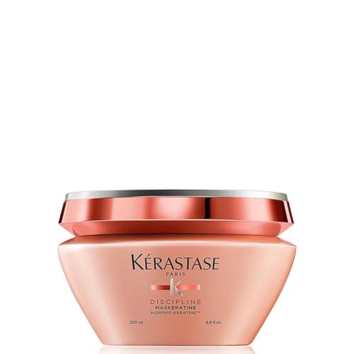 Kérastase Discipline, Mascarilla Alisadora Antiencrespamiento, Desenredante y Suavizante, Para Pelo Encrespado e Indisciplinado, Maskératine, 200 ml