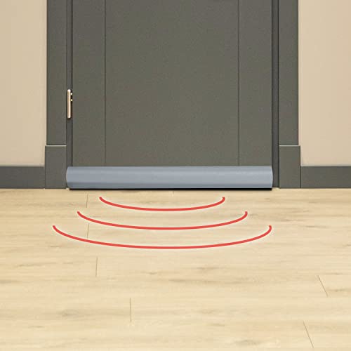 TECDW Tochtstrip voor deuren 95 cm, tochtstopper, op maat te snijden deurafdichting, tochtstopper met dubbele afdichting, tochtstopper voor deuren, deuren, tochtstopper, wasbaar (grijs) - Image 7