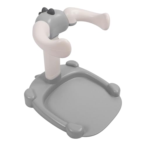 Support de bain bébé réglable et pliable gris pour le confort des nourrissons