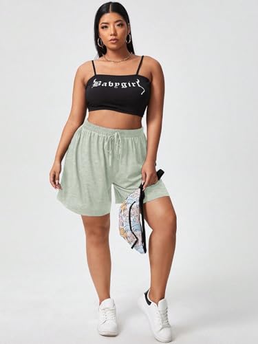 Image of dockstreet Straight Wide fit Long Length Cotton Shorts with Two Side Pockets for Women /Trending Multi Pocket Style, Relaxed Casual Shorts for Women