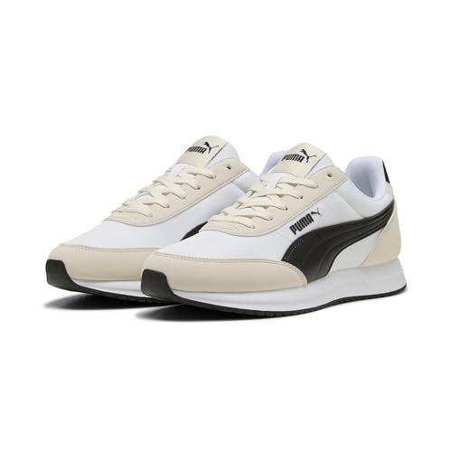 PUMA Erwachsene R78 Lightwind Sneakers 37 White Black Alpine Snow