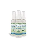 Refresh Liquid Wipe Toilet Paper Spray – Eco-Friendly Flushable Wet Wipe Alternative, Cleanses & Soothes with Witch Hazel & Aloe, Septic & Plumbing Safe, 2 Fl Oz (3 Pack)