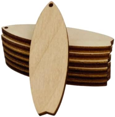 ALL SIZES BULK (12pc to 48pc) Unfinished Wood Laser Cutout Solid Surf Board Surfboard Dangle Earring Jewelry Blanks Shape Crafts Made in Texas (Custom Sizes)