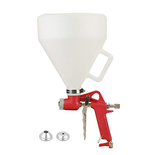 Ausla Pistola de Pulverización de Aire con Tolva de 6 L, Múltiples Funciones, 3 Boquillas de 0.16/0.24/0.3 Pulgadas, para Textura de Pared y Techo