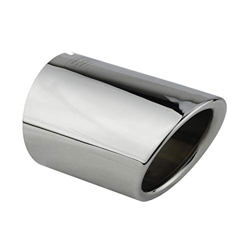 Embout échappement inox chromé L&P 65mm pour Audi A4 B9 et A5 F5