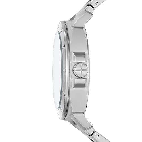 Image of Fossil BQ2425 Men's Automatic Watch PRIVATEER SPORT Silver, Silver, Bracelet Type