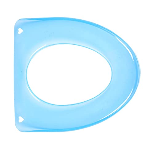 Housoutil 1pc Toilet Mat Travel Toilet Seat Covers Toilet Seat Cushion Seat Cushion Elongated Toilet Seat Cover Toilet Seat Pads Wc Pad Toilet Mat Universal Toilet Seat Pad Blue