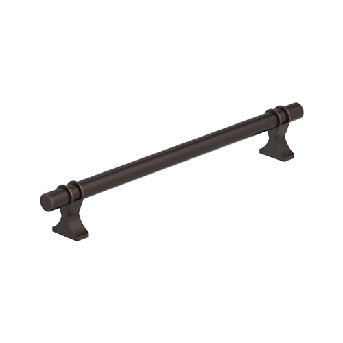 Image of Amerock Davenport 12 inch (305mm) Center-to-Center Oil-Rubbed Bronze Appliance Pull, BP36697ORB