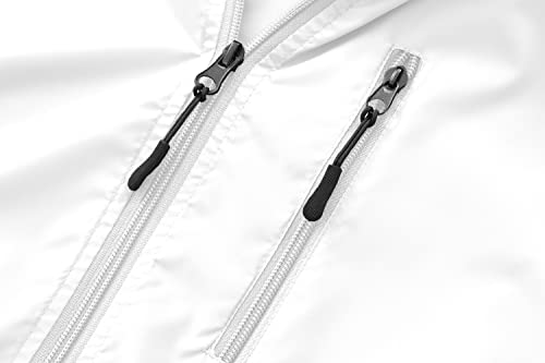 Spmor Men's Lightweight Waterproof Jacket Packable Windbreaker Running Coat4